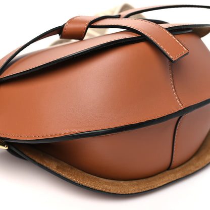 Loewe Calfskin Jacquard Small Gate Dual Bag Tan 8 of 9