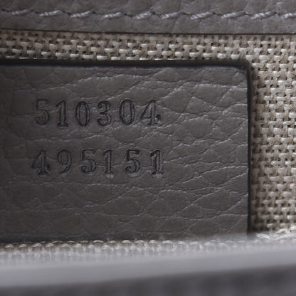 Gucci Dollar Calfskin Small Interlocking G Shoulder Bag Loess 9 of 10