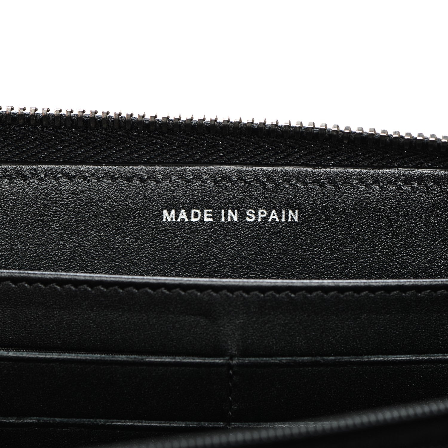 Chanel Caviar Quilted Large Gusset Zip Around Wallet Black 7 of 8