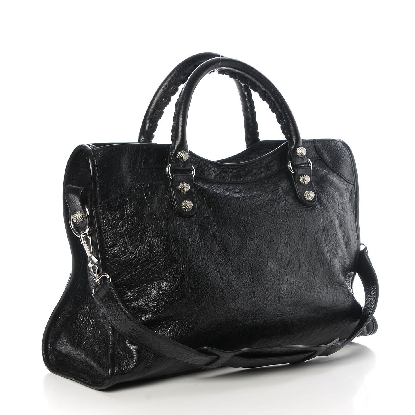 Agneau Giant 12 Silver Hardware City Black