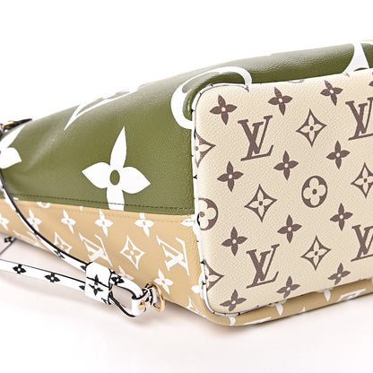 Louis Vuitton Monogram Giant Neverfull MM Kaki 11 of 12