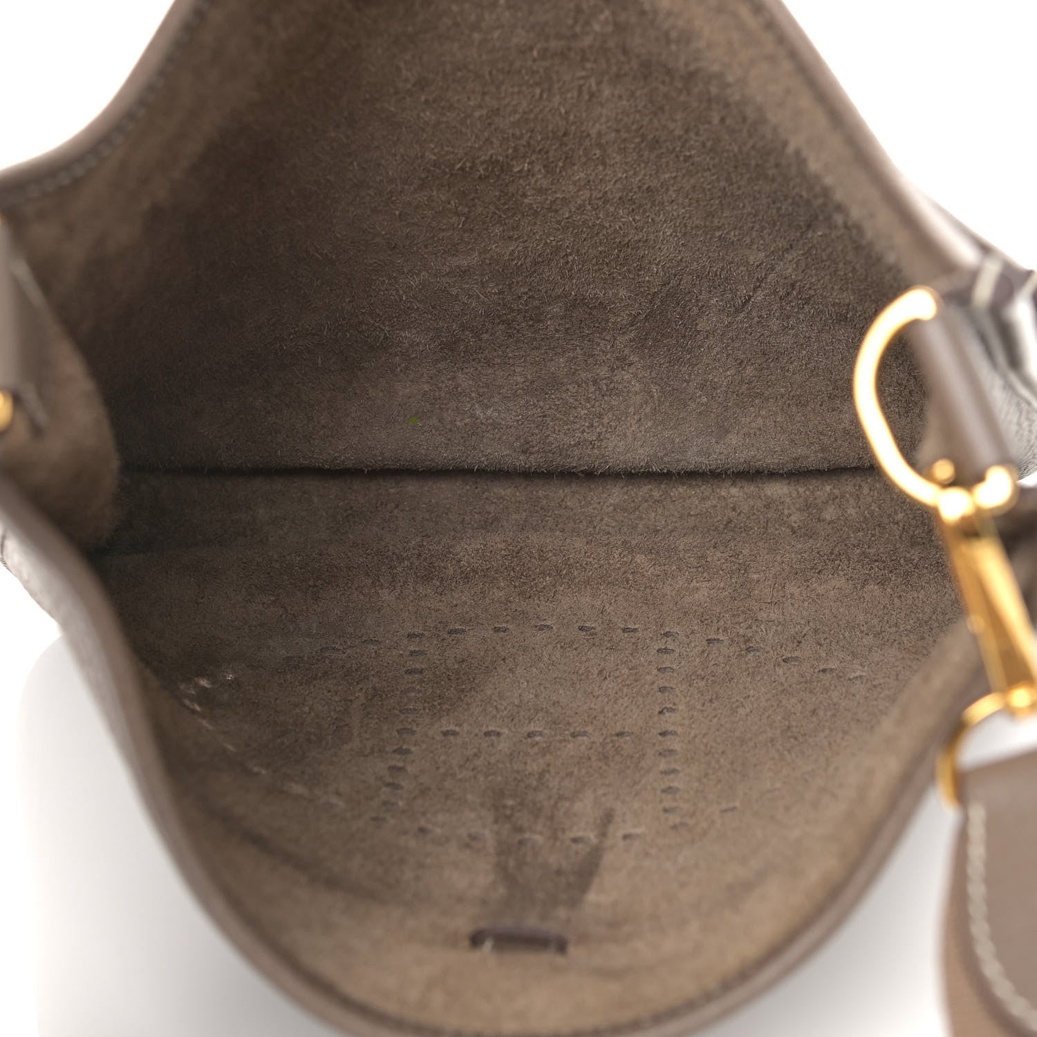 Hermes Taurillon Clemence Evelyne III PM Etoupe 4 of 14