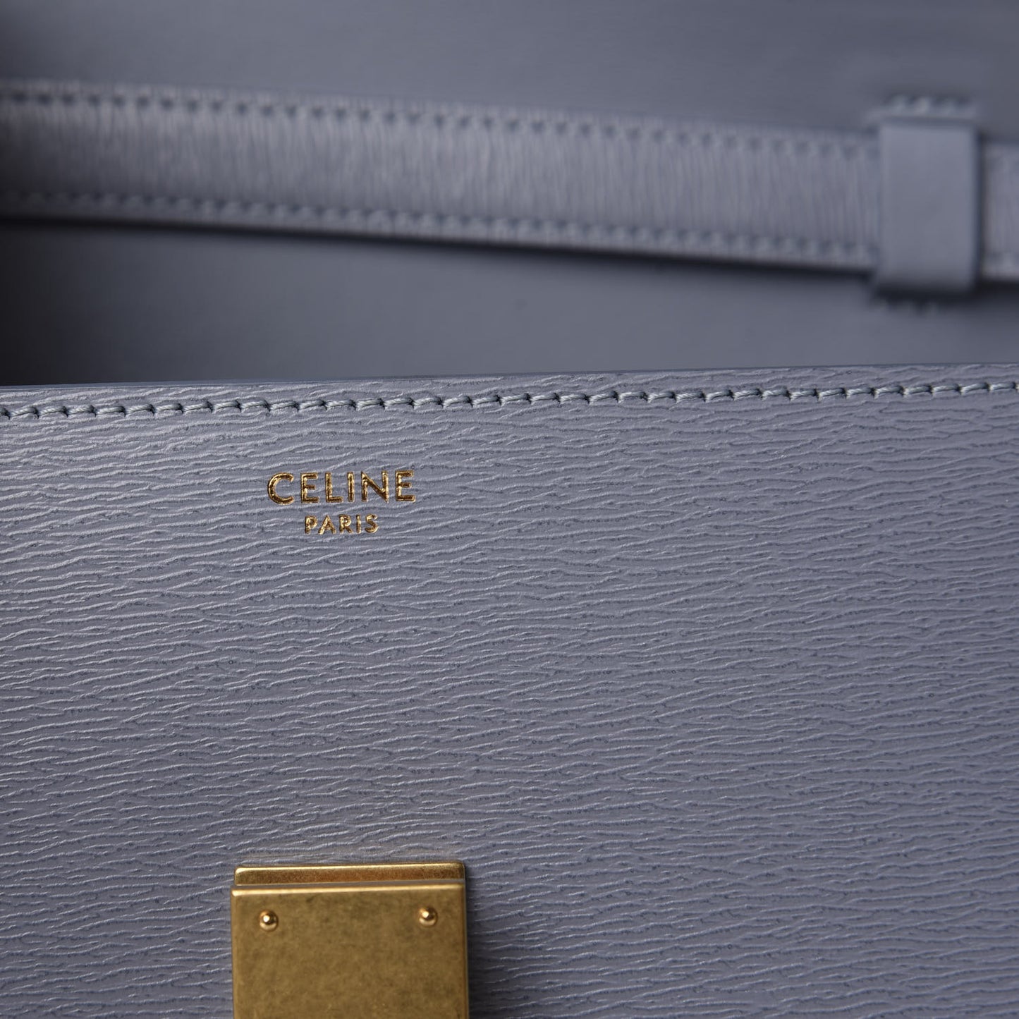 Liege Calfskin Teen Classic Box Flap Bag Arctic Blue