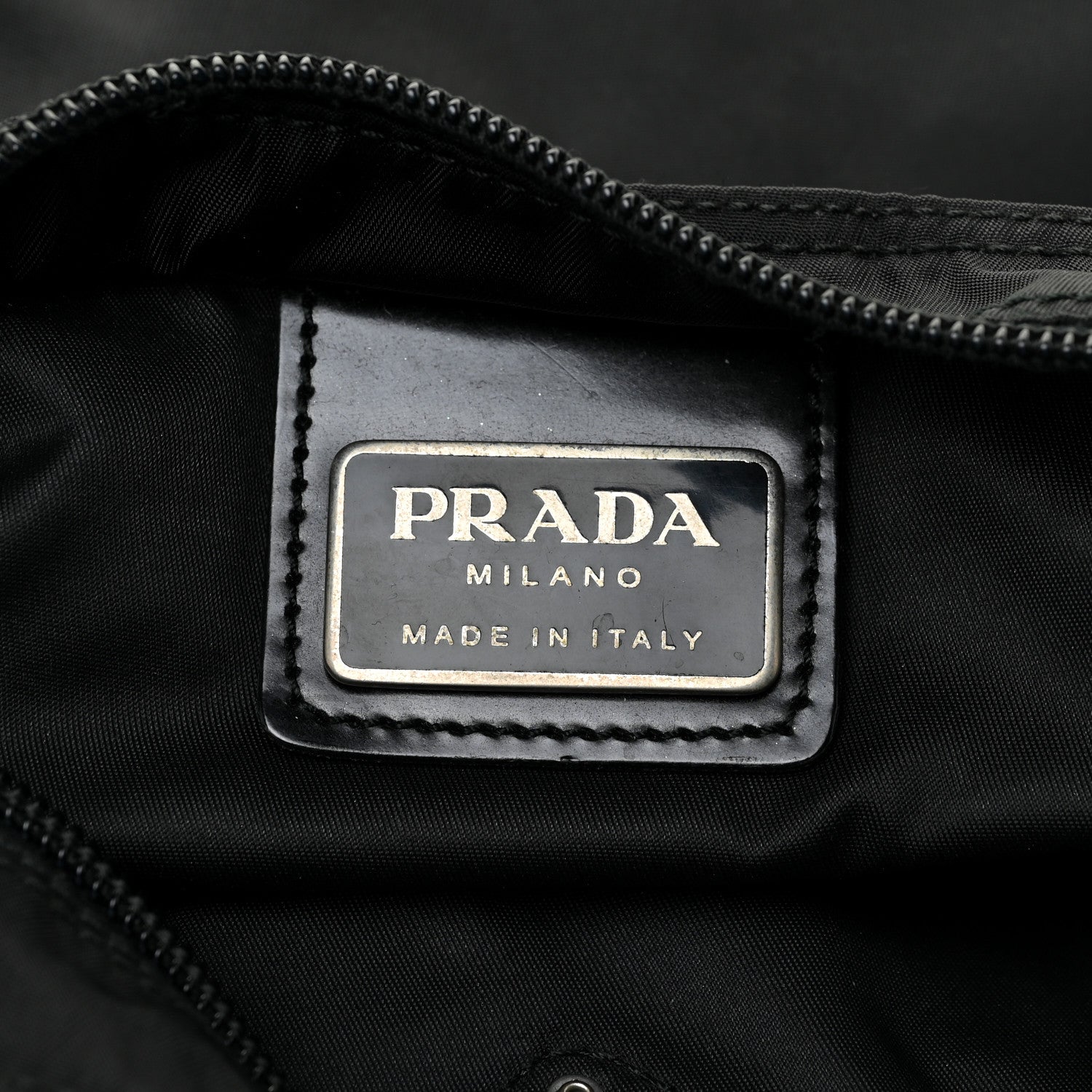 Prada Nylon Saffiano Flat Messenger Bag Black 6 of 11