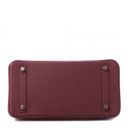 Hermes Togo Birkin 30 Rouge H 6 of 31