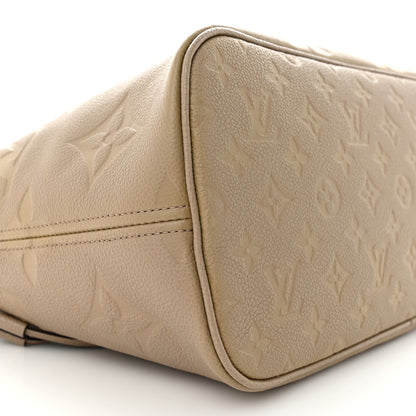 Louis Vuitton Empreinte Monogram Giant Neverfull MM Tourterelle 10 of 16