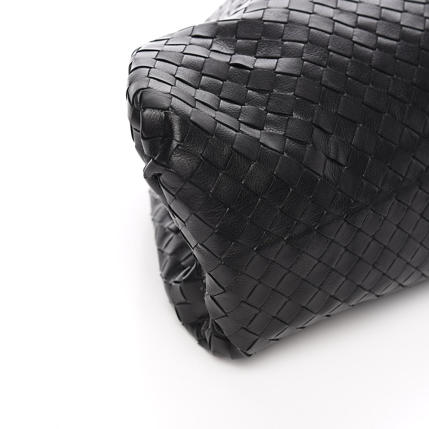 Bottega Veneta Nappa Maxi Intreccio The Pouch Oversized Clutch Black 8 of 9