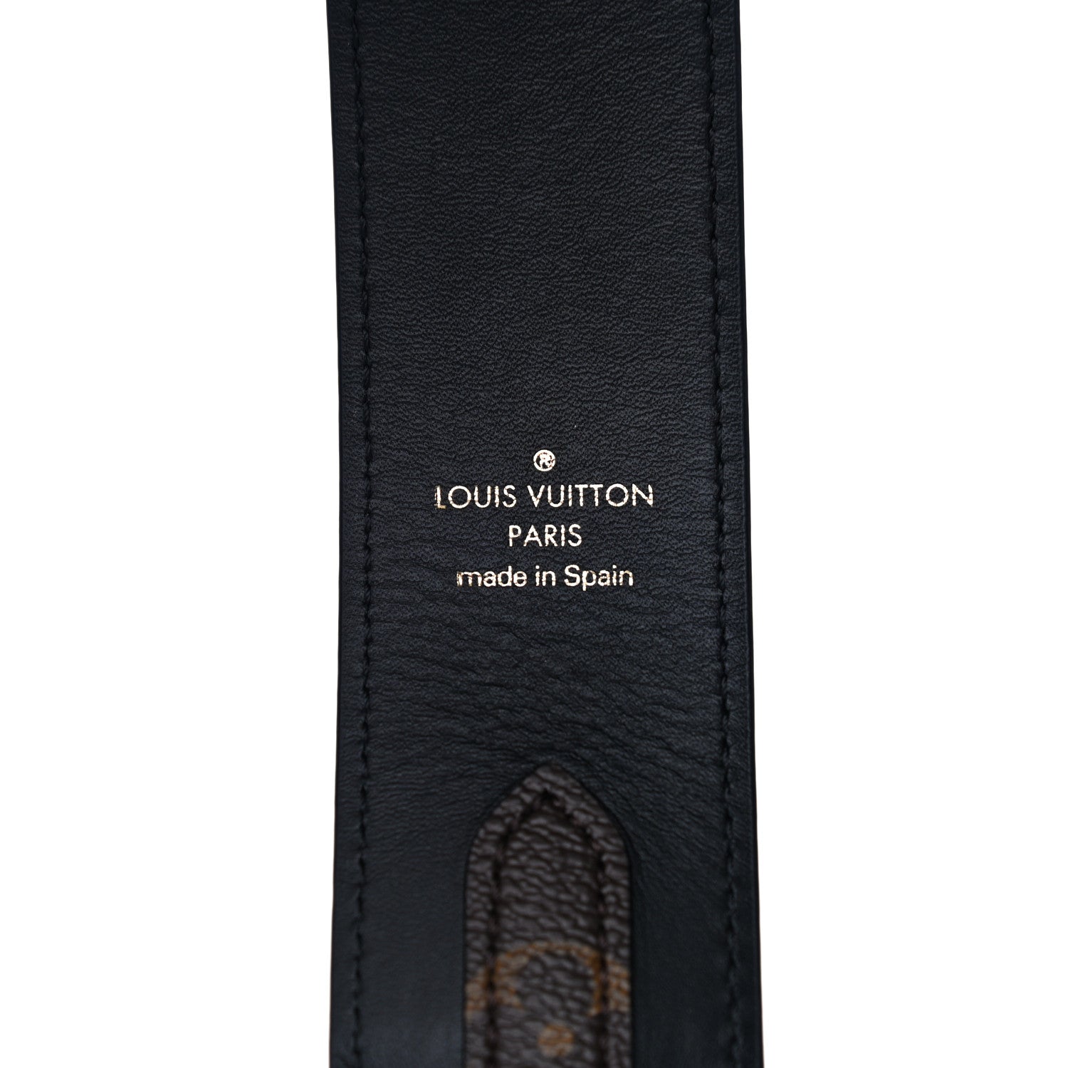 Louis Vuitton Monogram Bandouliere Shoulder Strap Black 5 of 7