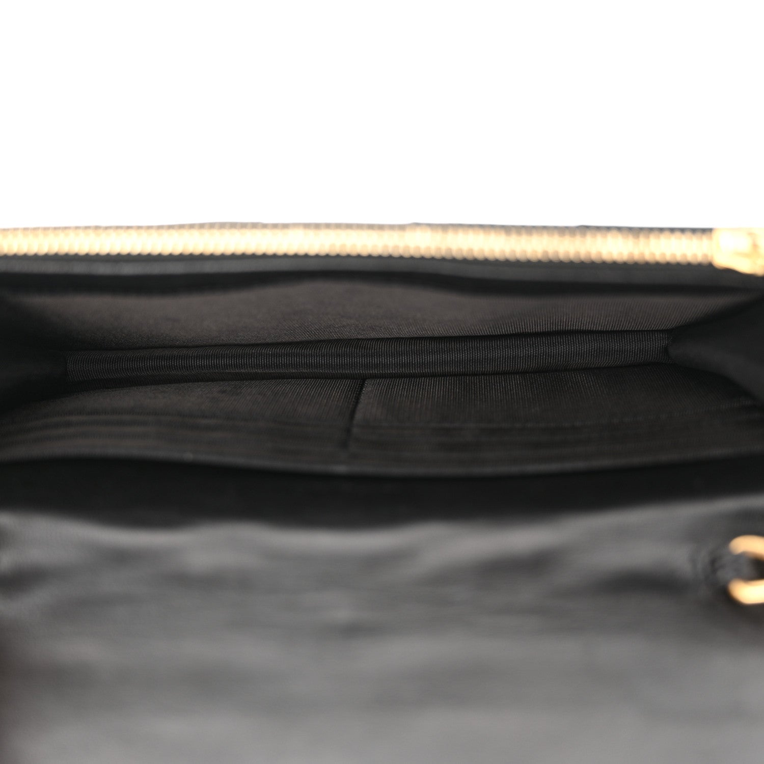Saint Laurent Matelasse Chevron Monogram Envelope Chain Wallet Black 8 of 12