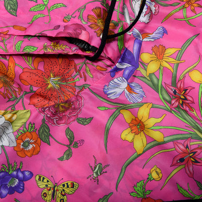 Gucci Silk Nylon Flora Rain Hood Pink 4 of 5