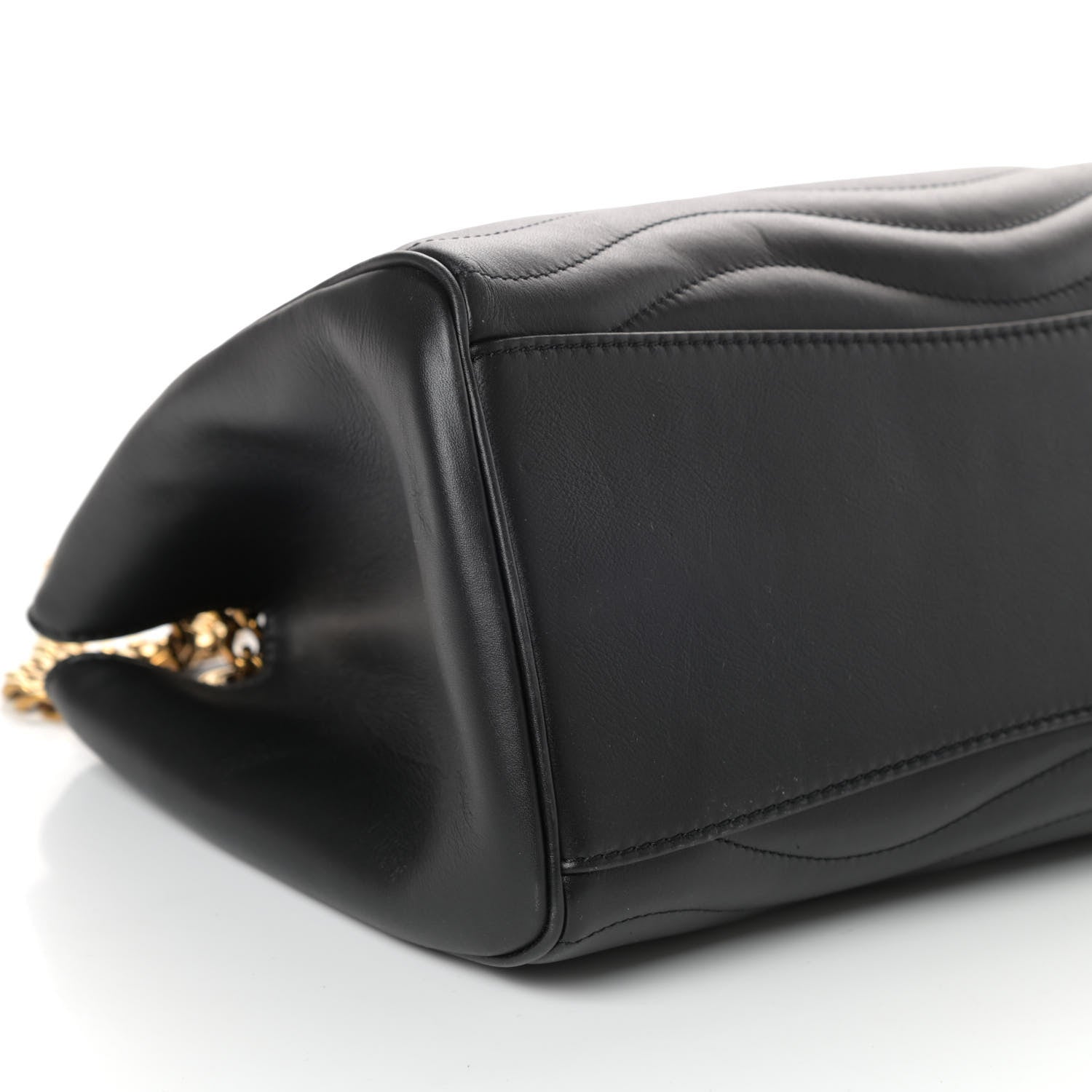 Louis Vuitton Calfskin New Wave Chain Tote Black 8 of 9
