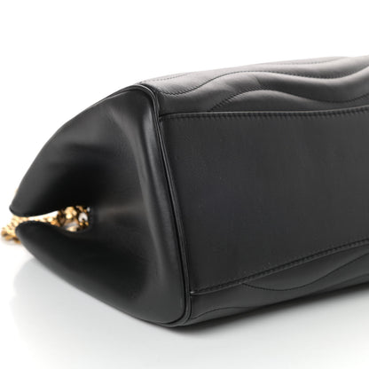 Louis Vuitton Calfskin New Wave Chain Tote Black 8 of 9