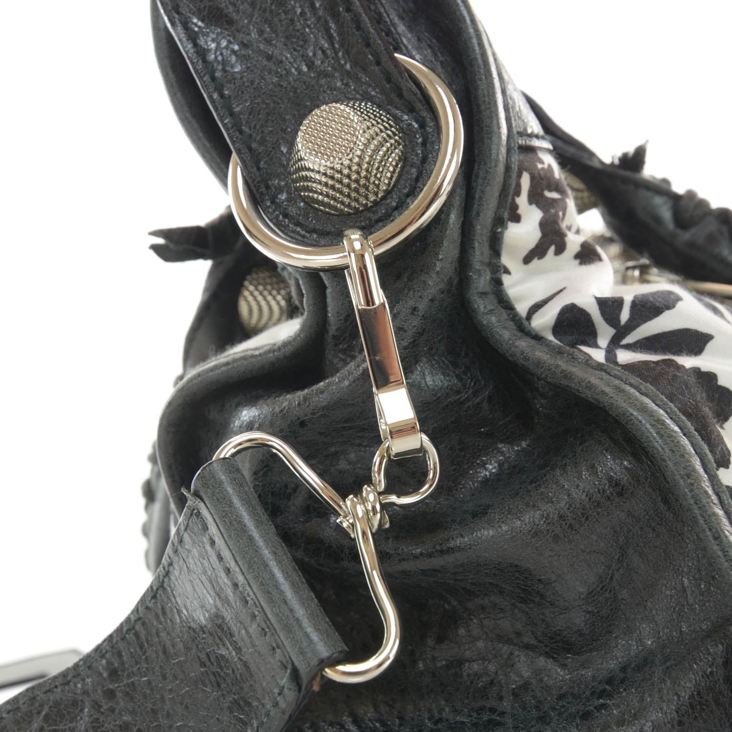 Balenciaga Agneau Floral Giant City Black 6 of 10