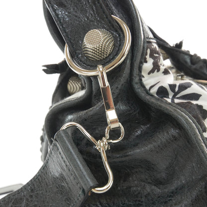 Balenciaga Agneau Floral Giant City Black 6 of 10