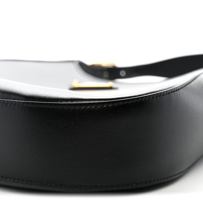 Prada Brushed Calfskin Cleo Adjustable Strap Shoulder Bag Black 10 of 11