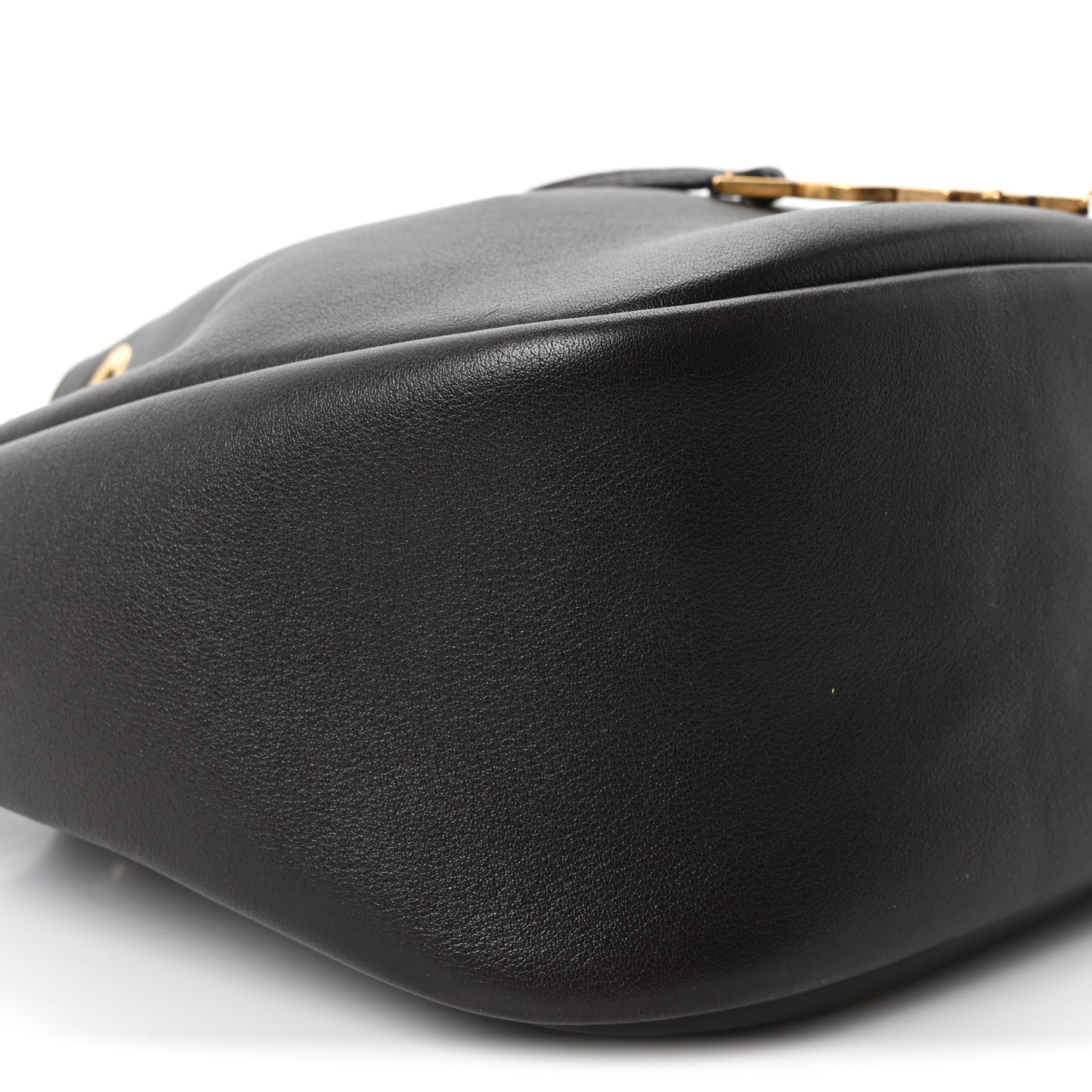 Calfskin Cassandre Supple Bucket Bag  Fondente Dark Cigar
