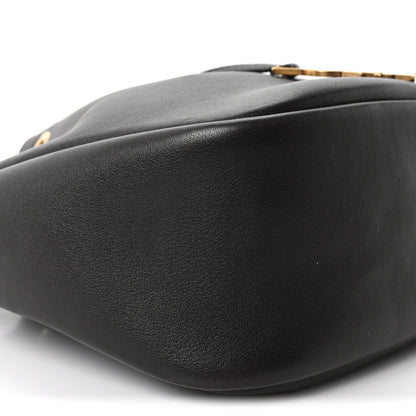 Saint Laurent Calfskin Cassandre Supple Bucket Bag  Fondente Dark Cigar 9 of 10