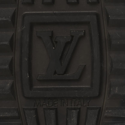 Louis Vuitton Suede Monogram Run Away Sneakers 37 Black 8 of 9