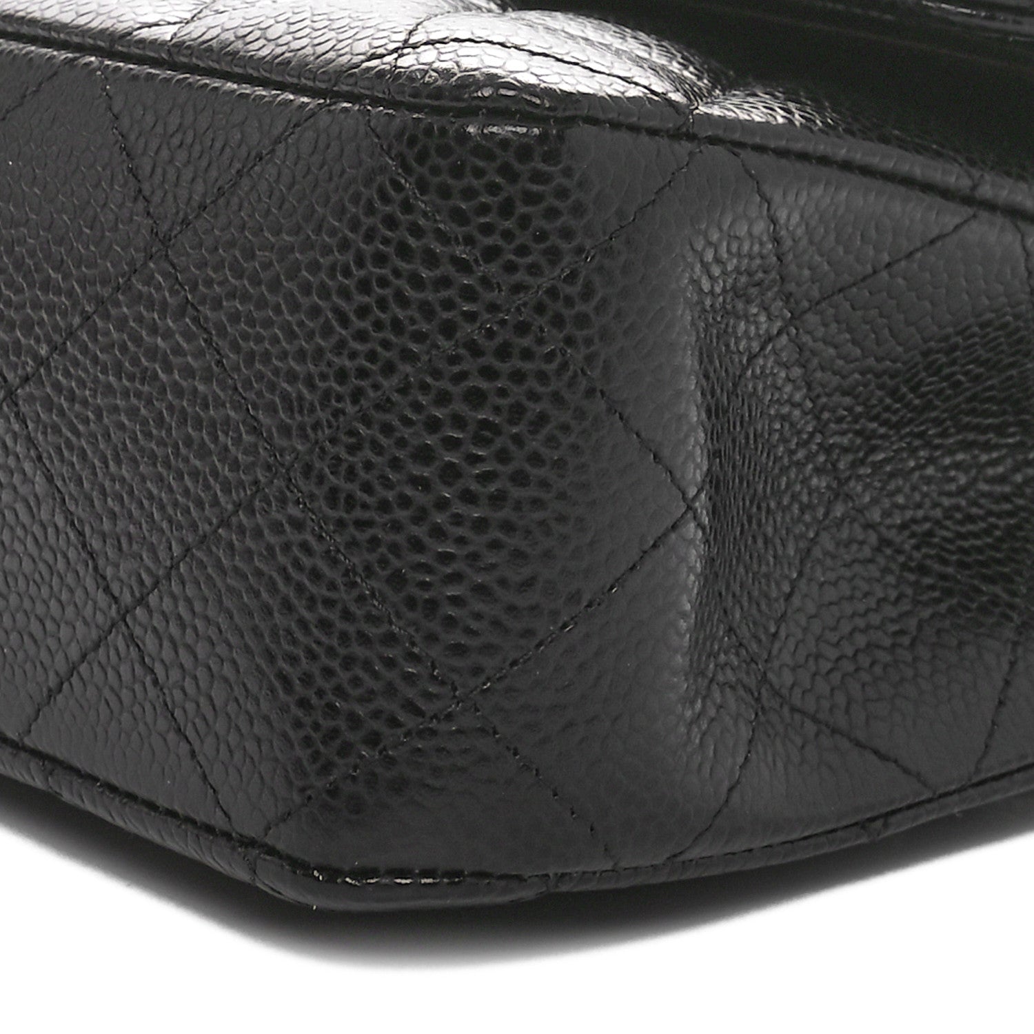 Chanel Caviar Quilted Medium Double Flap Black 10 of 11