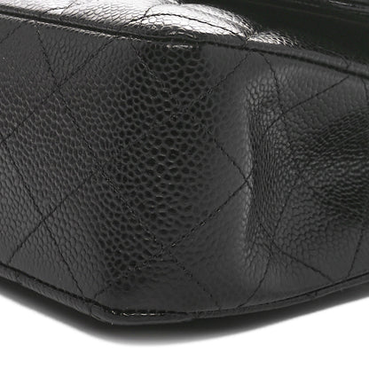 Chanel Caviar Quilted Medium Double Flap Black 10 of 11