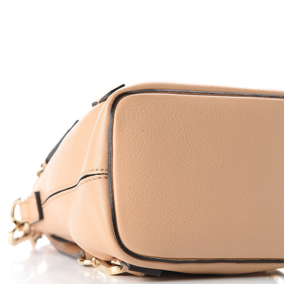 Chloe Suede Calfskin Mini Faye Backpack Sand 5 of 9