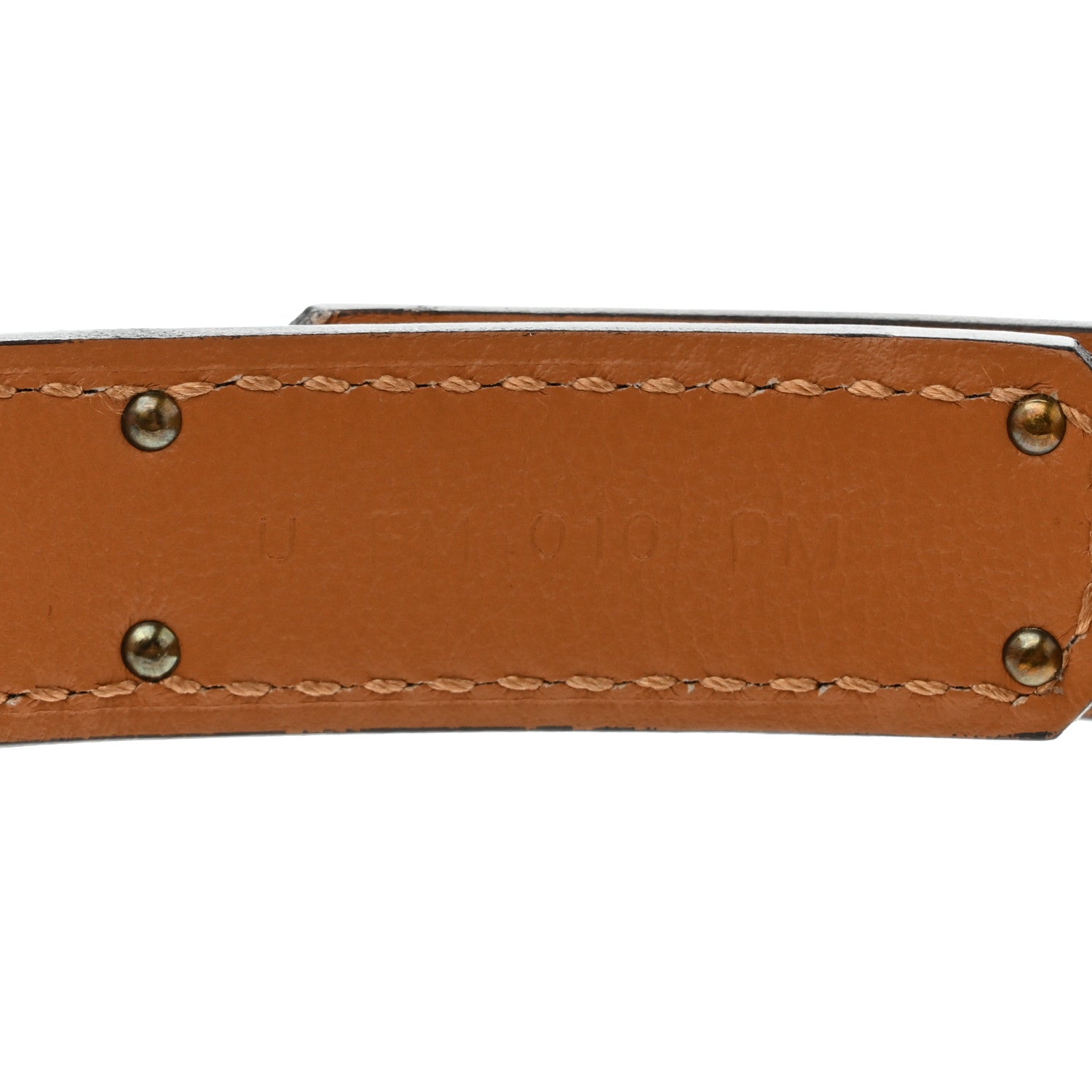 Hermes Epsom Kelly Pocket Belt Gold 5 of 6