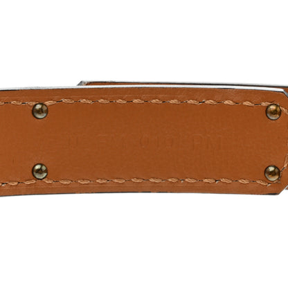 Hermes Epsom Kelly Pocket Belt Gold 5 of 6