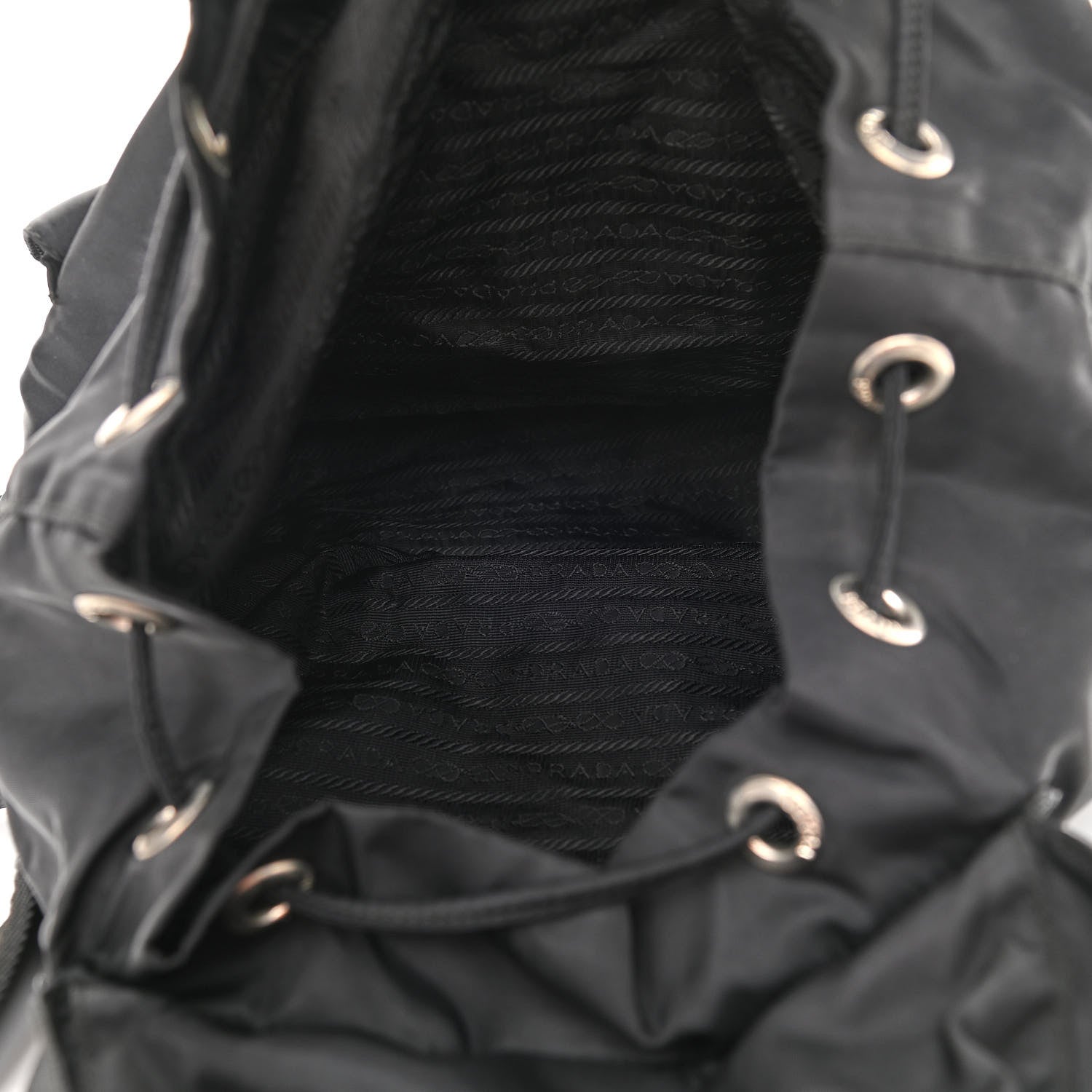Prada Tessuto Nylon Vela Small Backpack Black 5 of 13