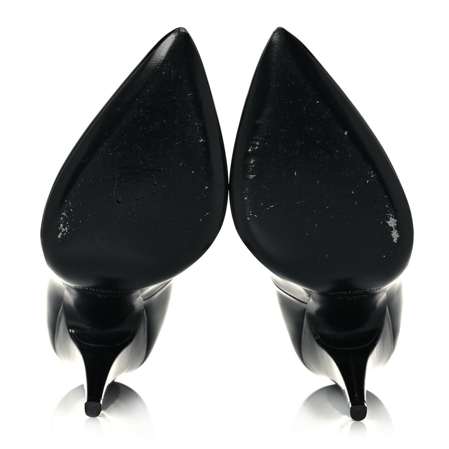 Patent Calfskin Kiki 100 Pumps 41 Black