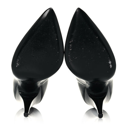 Saint Laurent Patent Calfskin Kiki 100 Pumps 41 Black 5 of 10