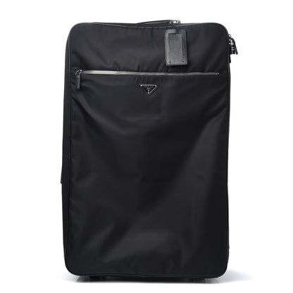 Prada Tessuto Nylon Saffiano Trolley Luggage Black 1 of 13