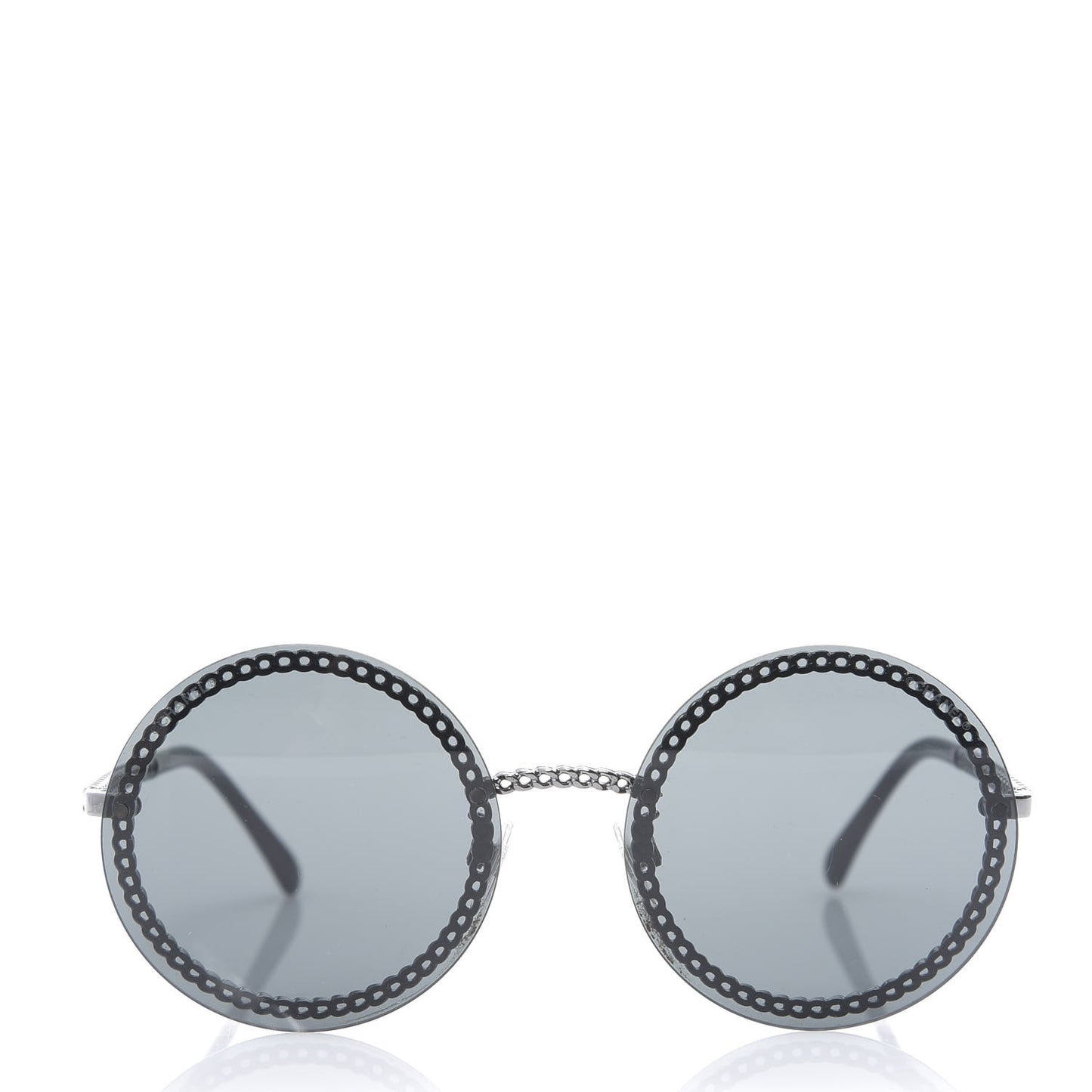 Round Chain Sunglasses 4245 Gold