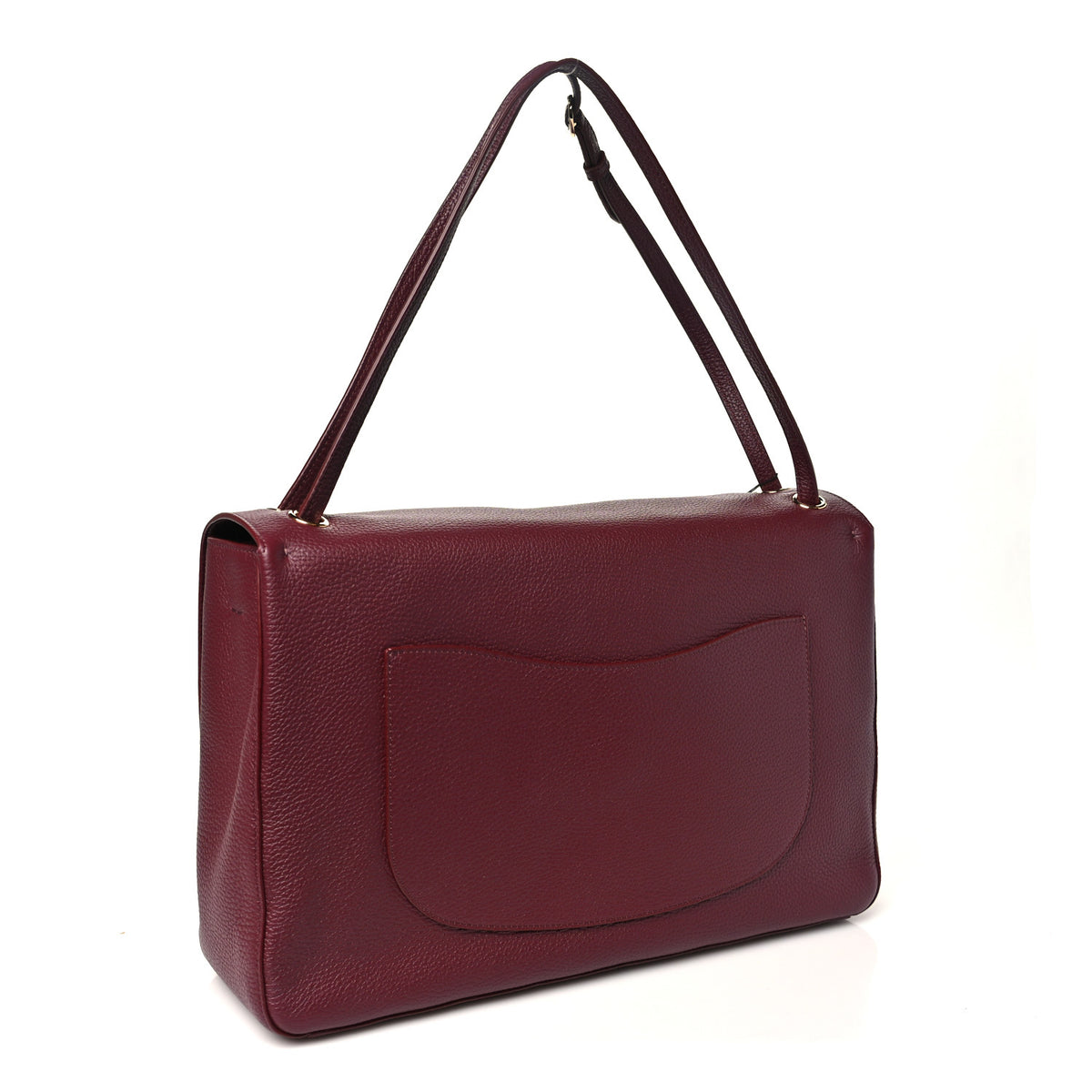 Chanel Grained Calfskin Souplissimo Maxi Flap Burgundy 2 of 10