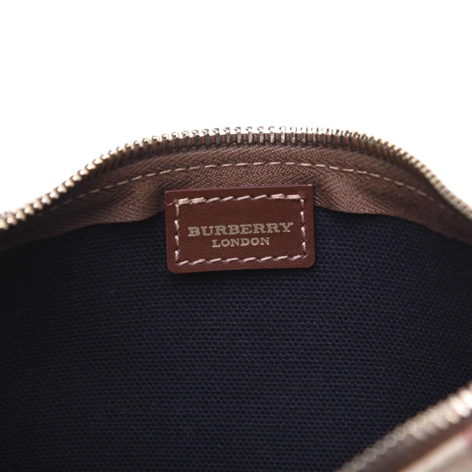 Burberry Haymarket Check Pochette Chocolate 8 of 12