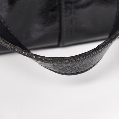 Saint Laurent Textured Patent Calfskin Medium Muse Black 23 of 26