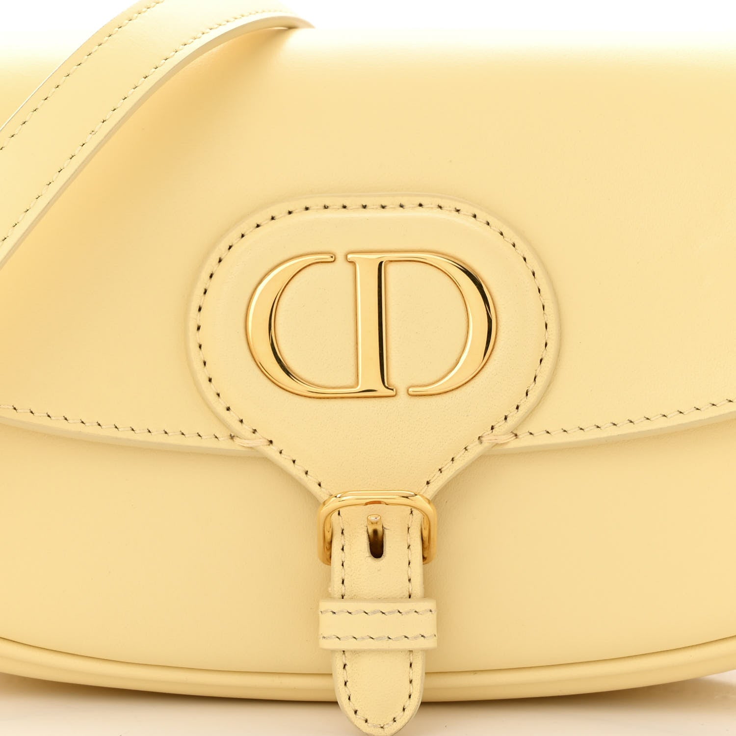 Christian Dior Box Calfskin East West Bobby Bag Soft Yellow 7 of 10