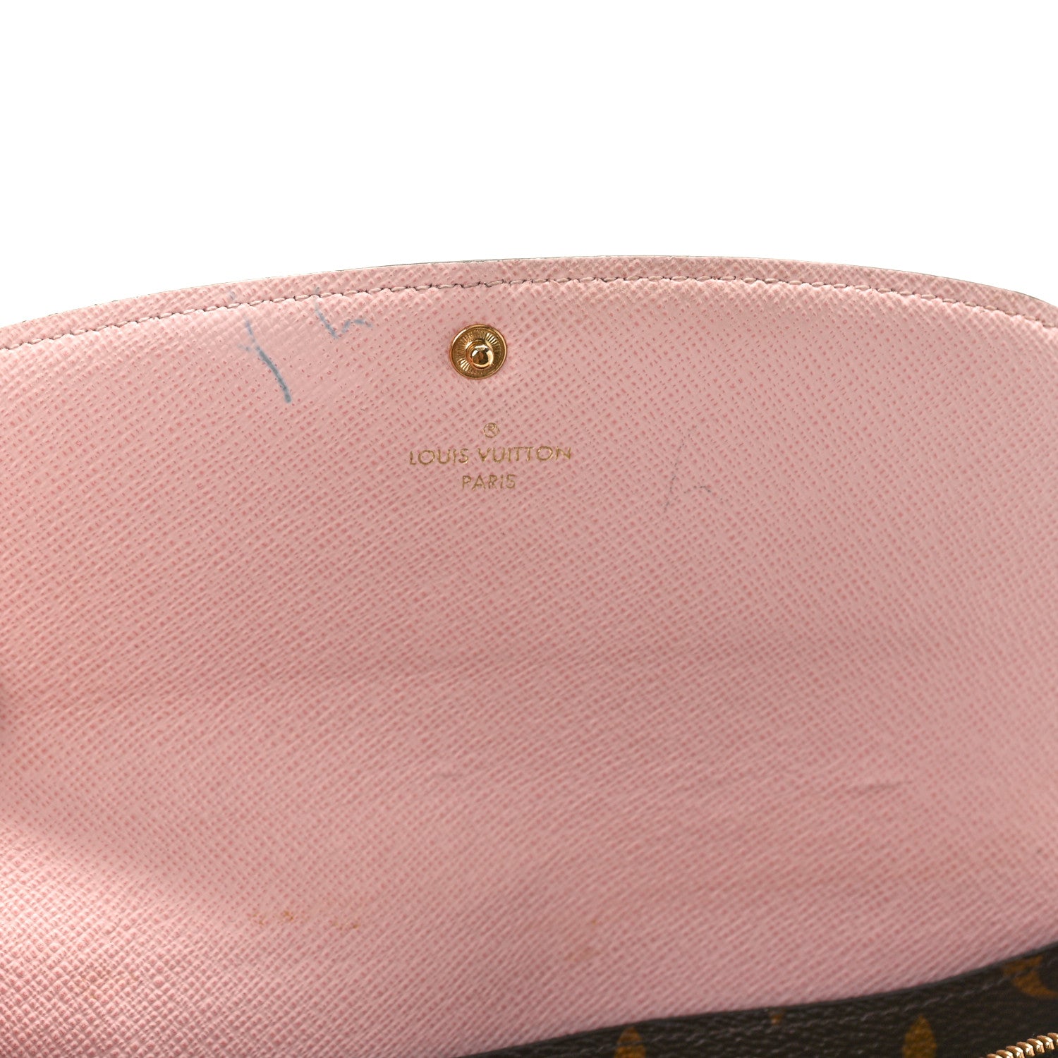 Louis Vuitton Monogram Emilie Wallet Rose Ballerine 9 of 13