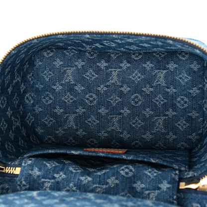Louis Vuitton Monogram Denim Nice Mini Blue 6 of 7