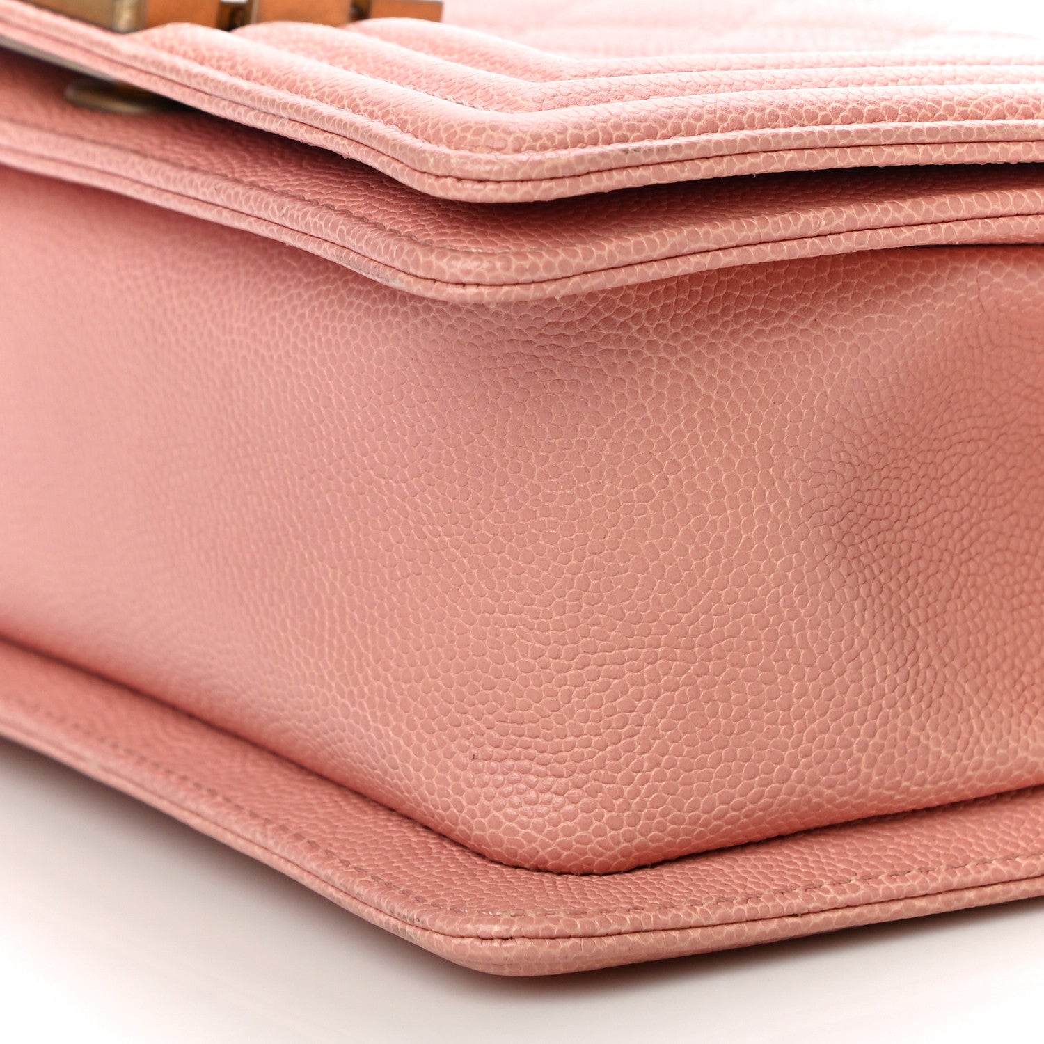 Chanel Caviar Quilted Small Boy Flap Light Pink 10 of 10
