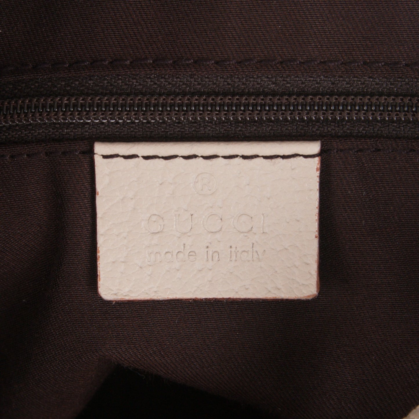 Monogram Medium Abbey Shoulder Bag Off White