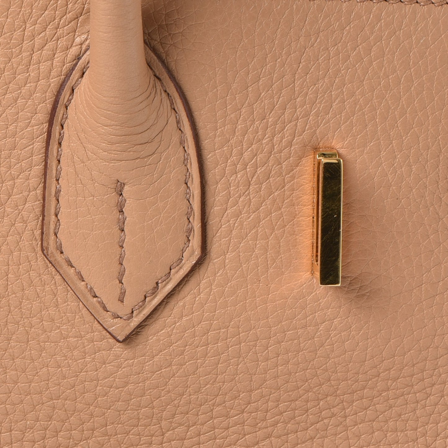 Taurillon Clemence Birkin 30 Camel Tabac