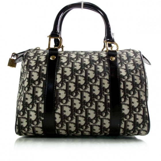 Christian Dior Monogram Boston Black 1 of 9