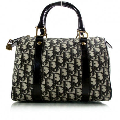 Christian Dior Monogram Boston Black 1 of 9
