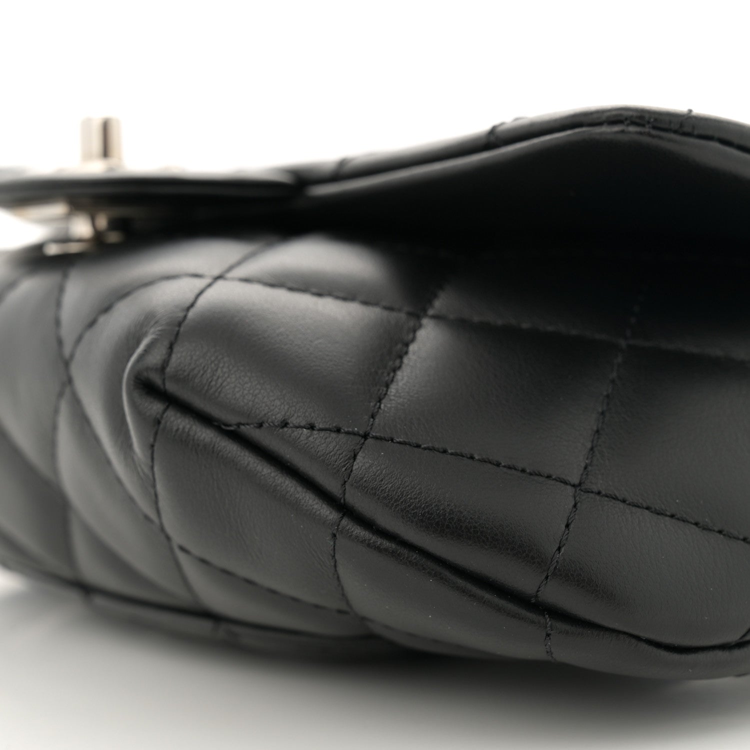 Chanel Calfskin Quilted CC Uniform Flap Belt Bag Black 9 of 10