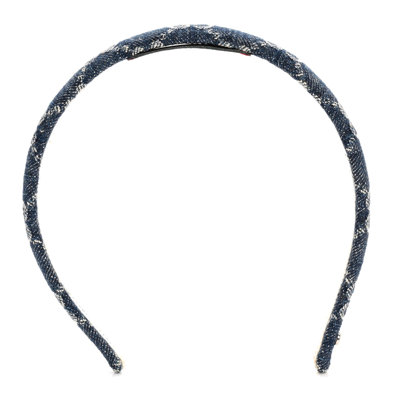 Gucci Denim Monogram Headband Blue 3 of 6