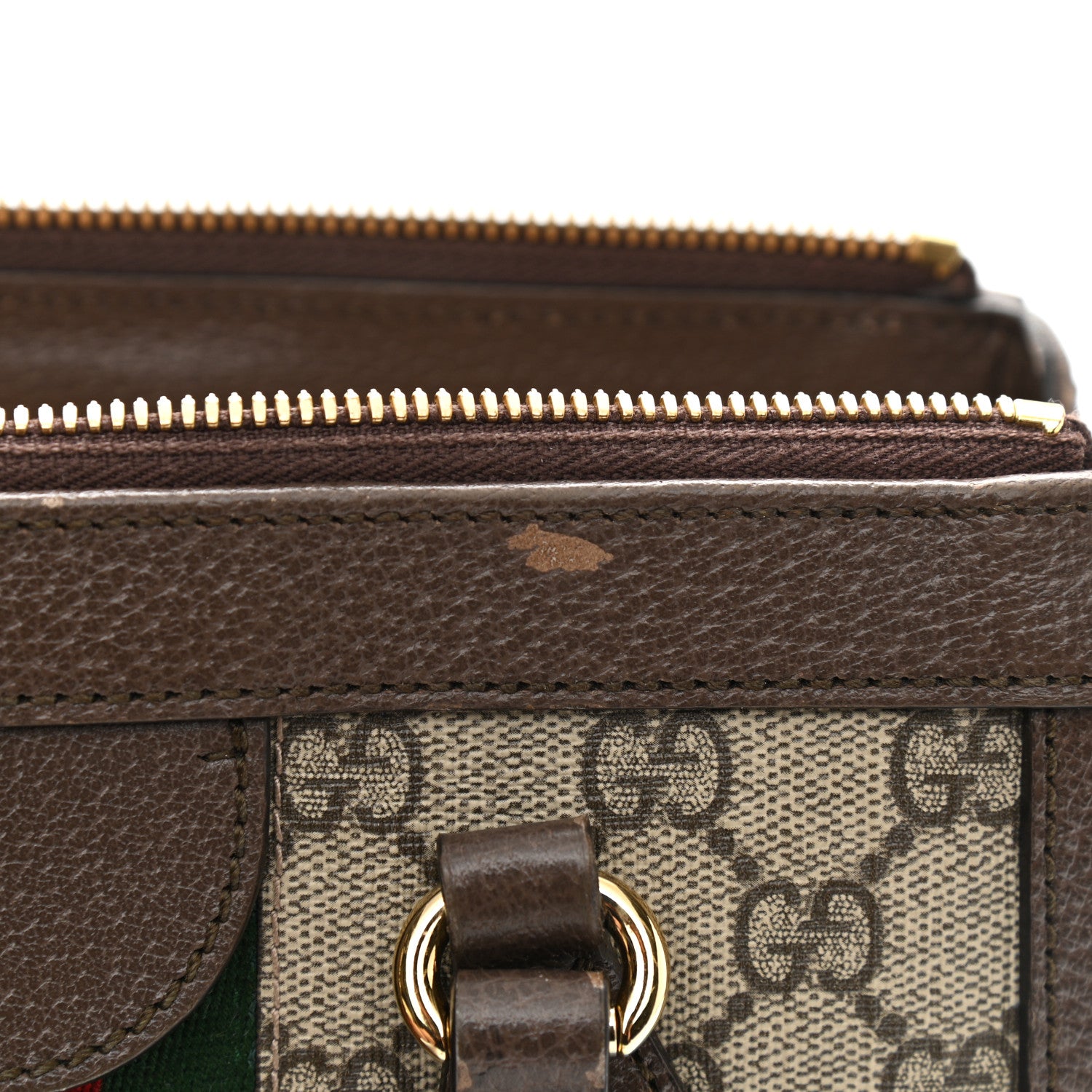 Gucci GG Supreme Monogram Small Ophidia Tote Bag Brown 15 of 17