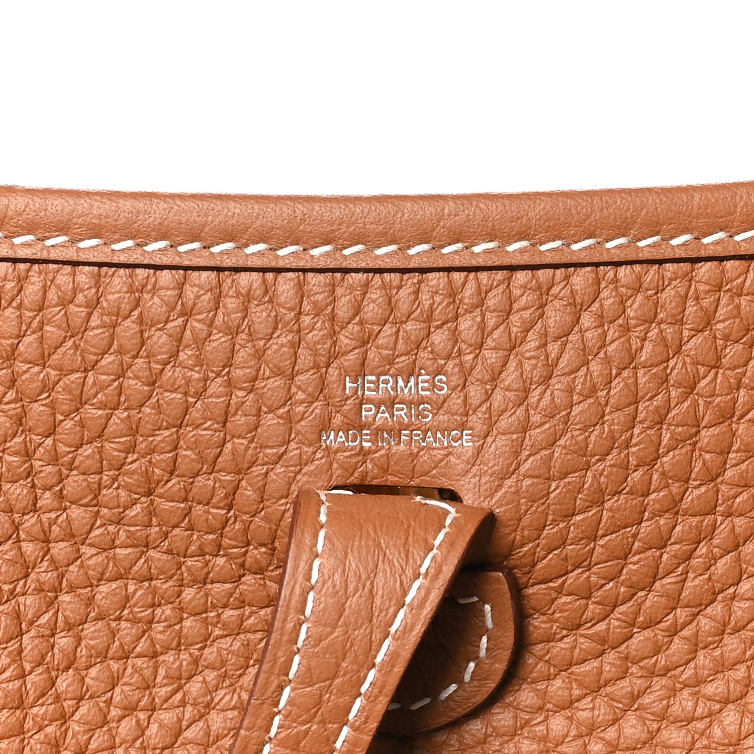 Hermes Taurillon Clemence Evelyne TPM Gold 6 of 11
