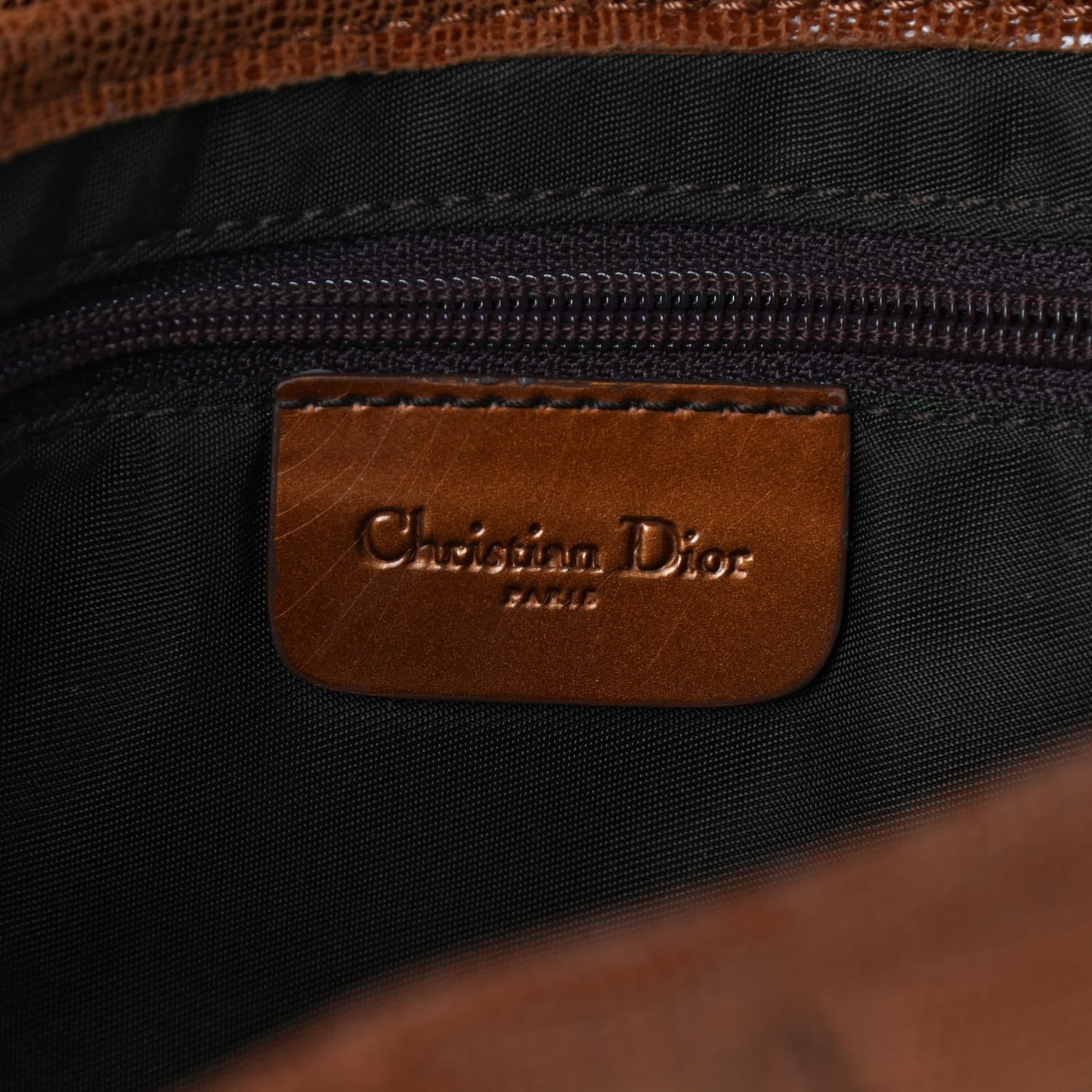 Lizard Saddle Bag Brown