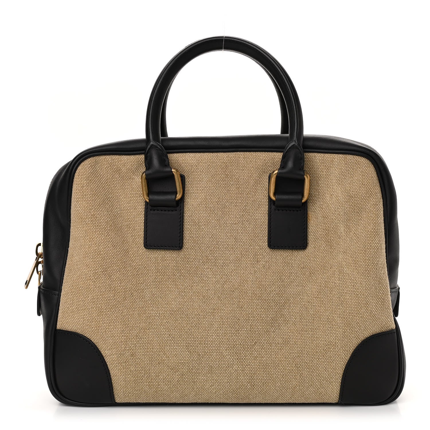 Celine Canvas Small Bowling Bag Khaki 1 of 10
