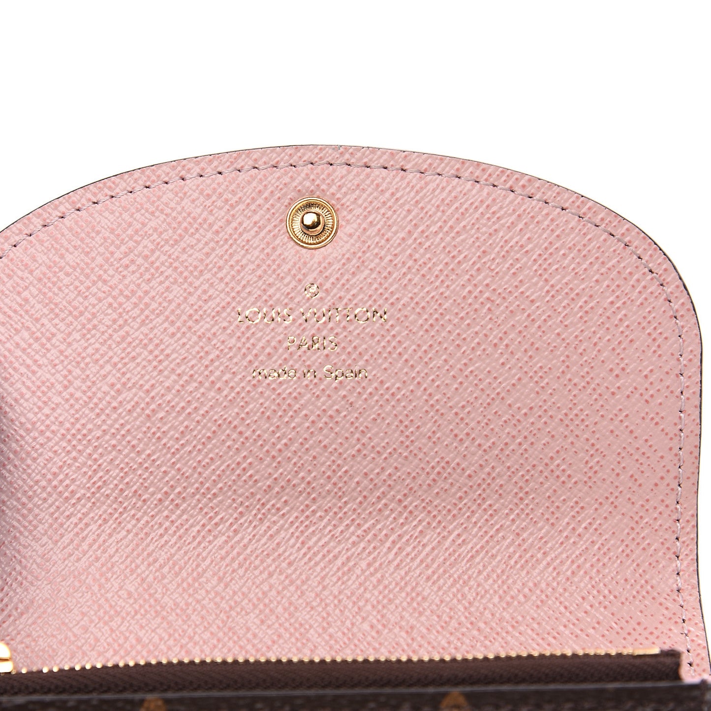Monogram Rosalie Coin Purse Rose Ballerine